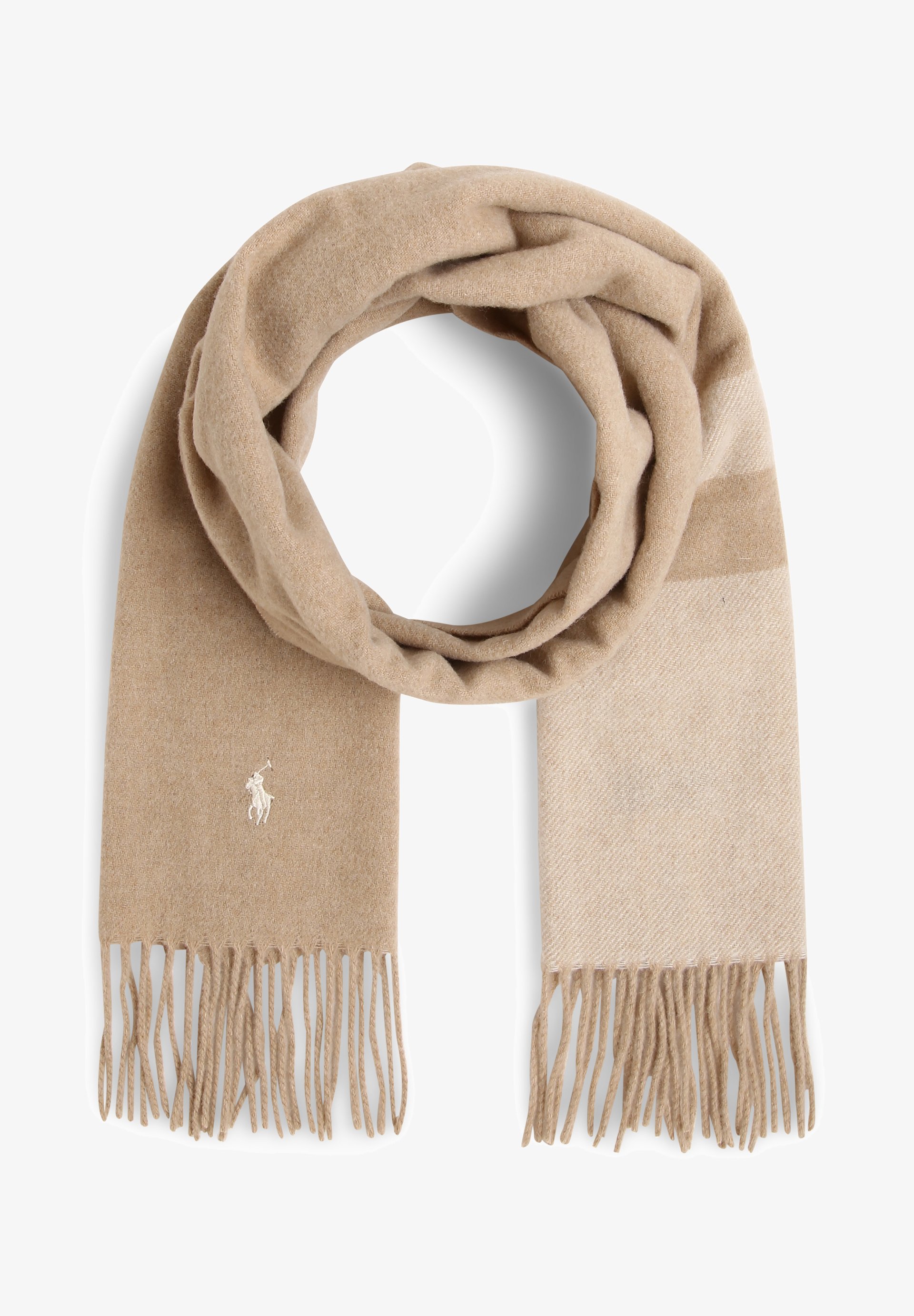 Ralph lauren camel scarf Clearance