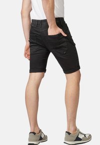 Koroshi LOW RISE - Kratke hlače od trapera - black