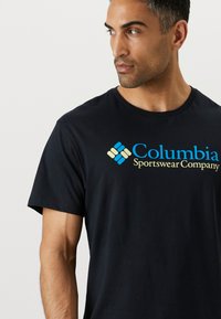 Columbia BASIC LOGO™ SHORT SLEEVE - Nyomott mintás póló - black