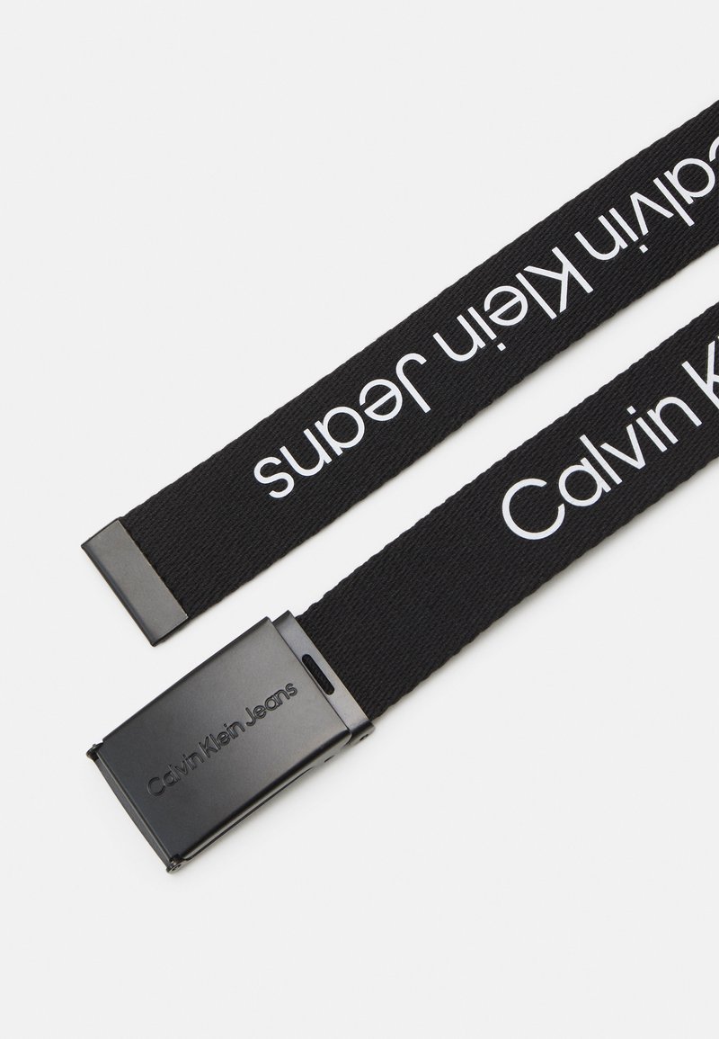 Calvin Klein Jeans LOGO BUCKLE BELT UNISEX Belt black