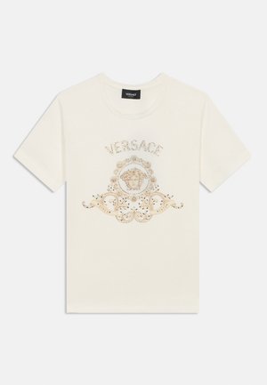 MEDUSA HALL CREST UNISEX - Apdrukāts T-krekls - bianco/whisper/silver coloured