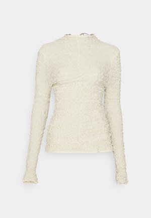 Hofmann Copenhagen MIRELLA - Μπλούζα με μακριά μανίκια - vanilla