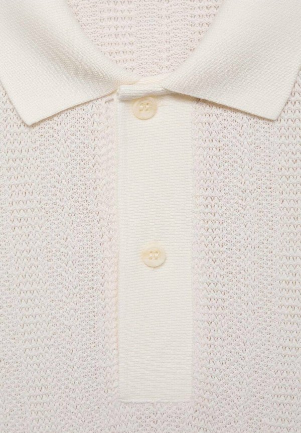 Polo shirt - blanc cassé3