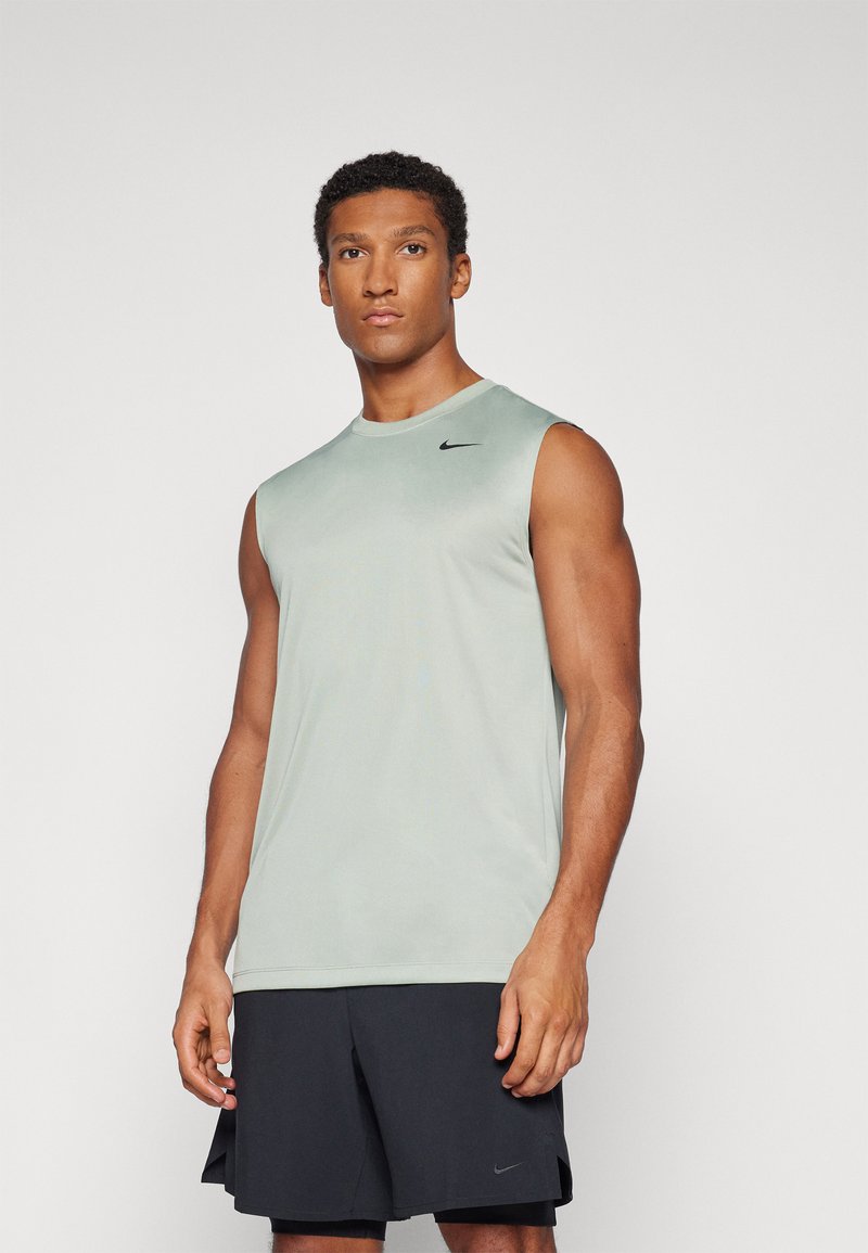Nike Performance TEE RESET - Topper - jade horizon/black