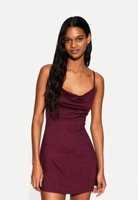 Bershka - Day dress - dark red Thumbnail Image 1
