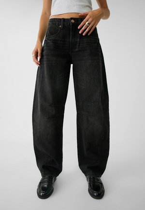 Relaxed fit jeans - black denim