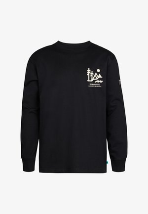 LOGO BLACK HILLS - Bluză cu mânecă lungă - deep black