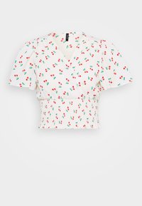 VMPAGE CROP - Blouse - snow white