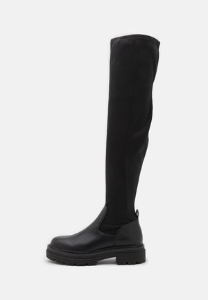 Overknee laarzen - black