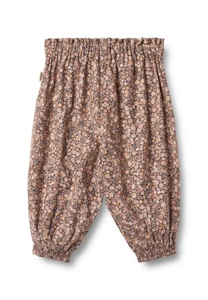 POLLY - Pantalon classique - black sea garden