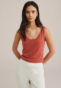 WE Fashion - Top - saffron red Thumbnail Image 1
