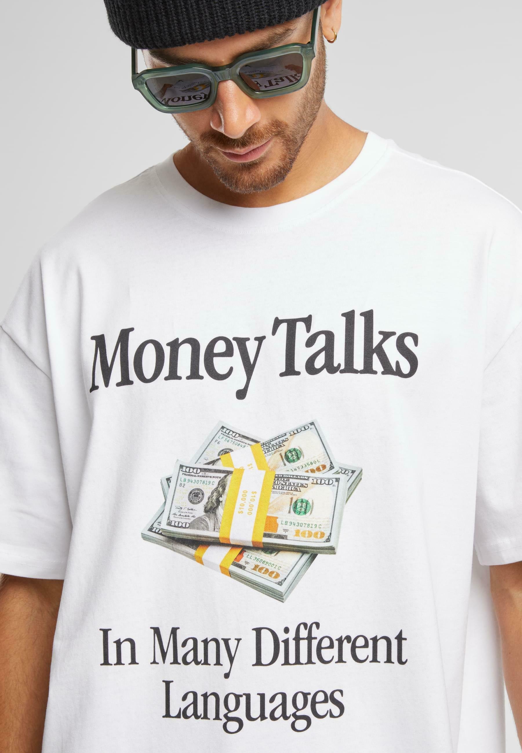 Mister Tee MONEY TALKS - Print T-shirt - white - Zalando.ie