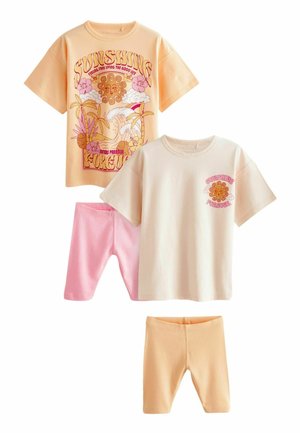 2 PACK REGULAR FIT - Nachtwäsche Set - cream  yellow  pink