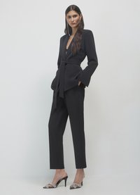 Calliope TINTA UNITA - Pantaloni - ultrablack