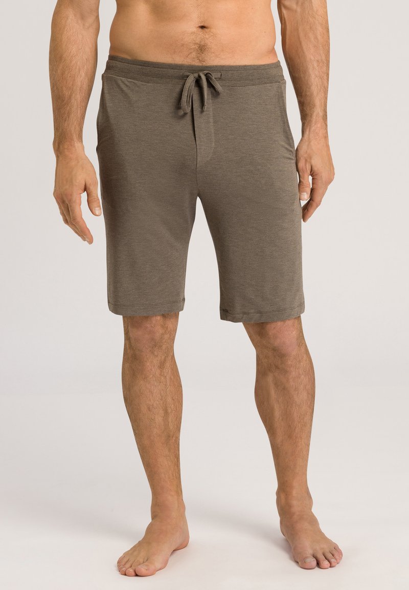 Hanro CASUALS - Pyjamabroek - dark elmwood melange