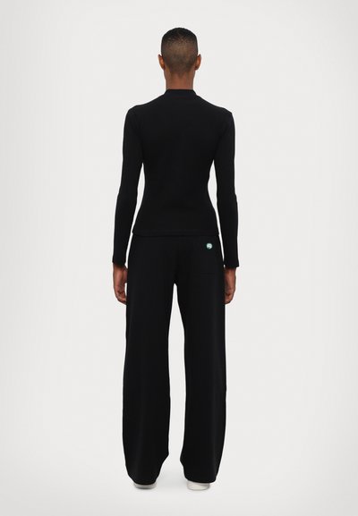 Dhruv Kapoor ZIPPED TURTLENECK UNISEX - Užtrauktuku užsegamas treningas - black