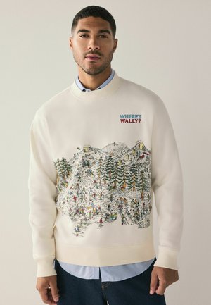 REGULAR FIT - Sweatshirt - ecru white