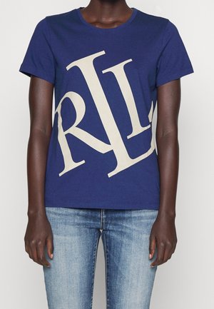 T-shirt print - dark blue
