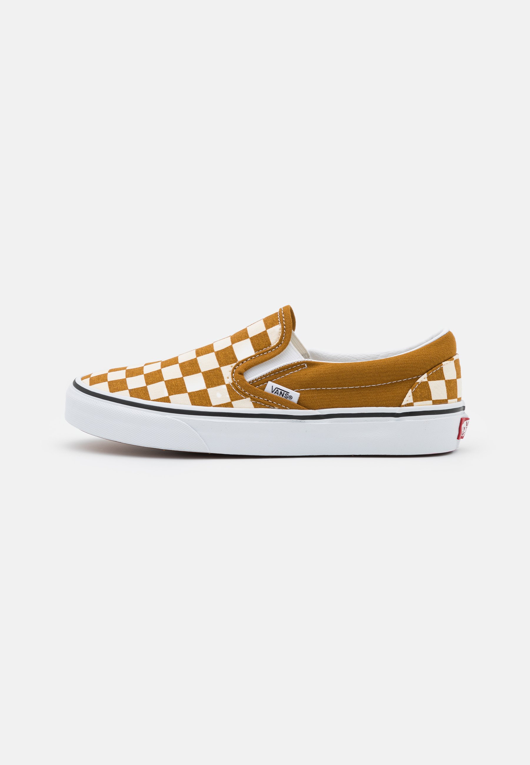 vans brown and white