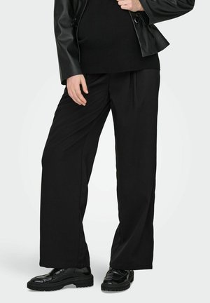 WEITEM BEINSCHNITT OLMPLEAT GERADE GESCHNITTEN - Tygbyxor - black