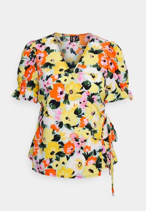 Vero Moda Petite, VMCARY OLIVIA WRAP  - Pluus - limpet shell/cary