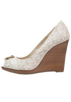 Talons hauts à bout ouvert - beige