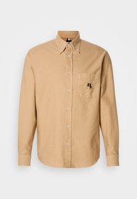Button down-skjorte - medium beige