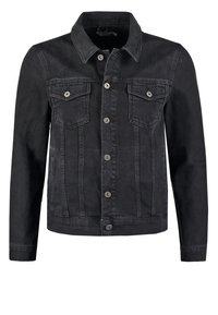 Topman Giacca di jeans - black