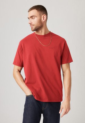 VINTAGE - Lihtne T-särk - red