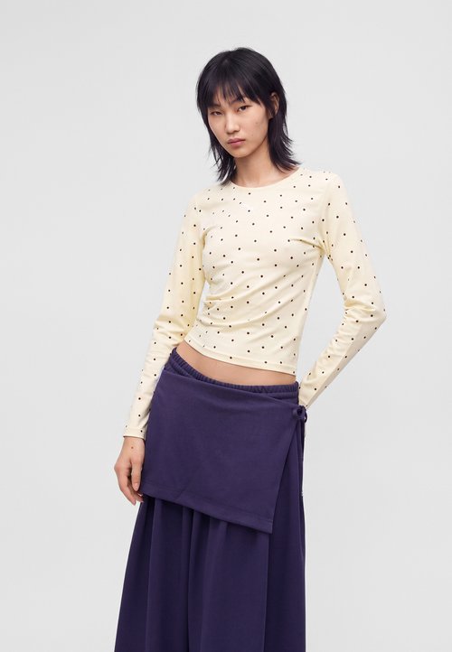 PUMA SPEED PROGRAM EUROPE WOMEN TEE - Long-sleeved top - creamy vanilla — photo 4