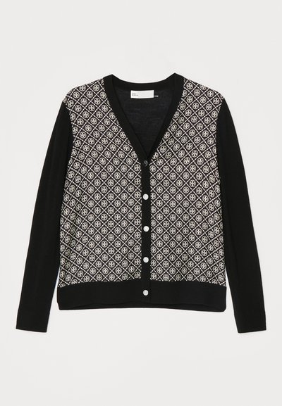 Tory Burch FRONT CARDIGAN - Gilet - black