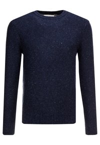 Pier One Stickad tröja - mottled dark blue