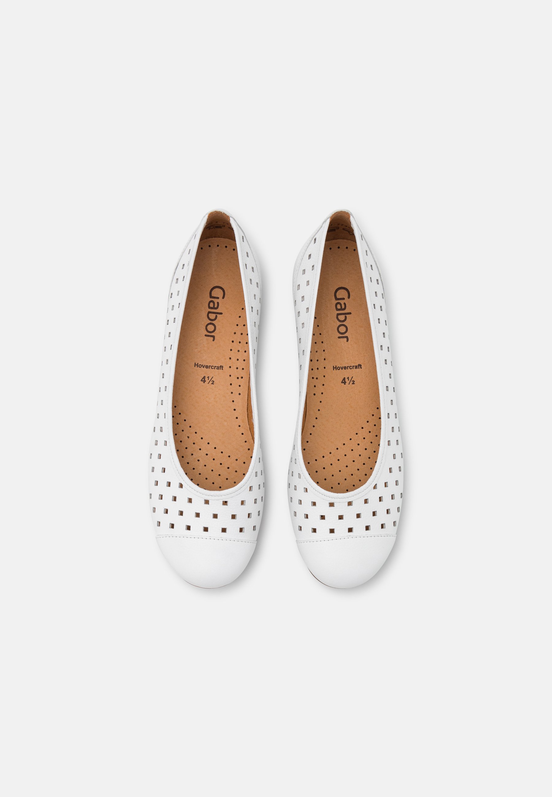 Gabor Ballerina's - weiß/wit - Zalando.nl