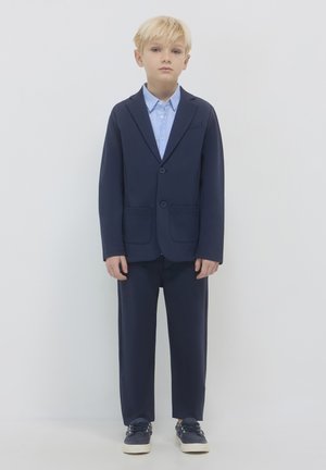 Calliope ELEGANTE TINTA UNITA - Stoffhose - blu notte