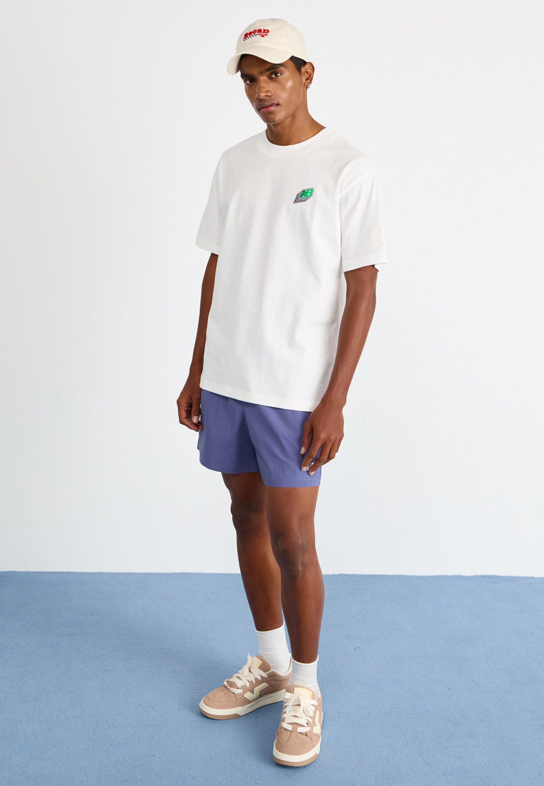 New Balance DRAKE CEREAL ROOM - Print T-shirt - white/white