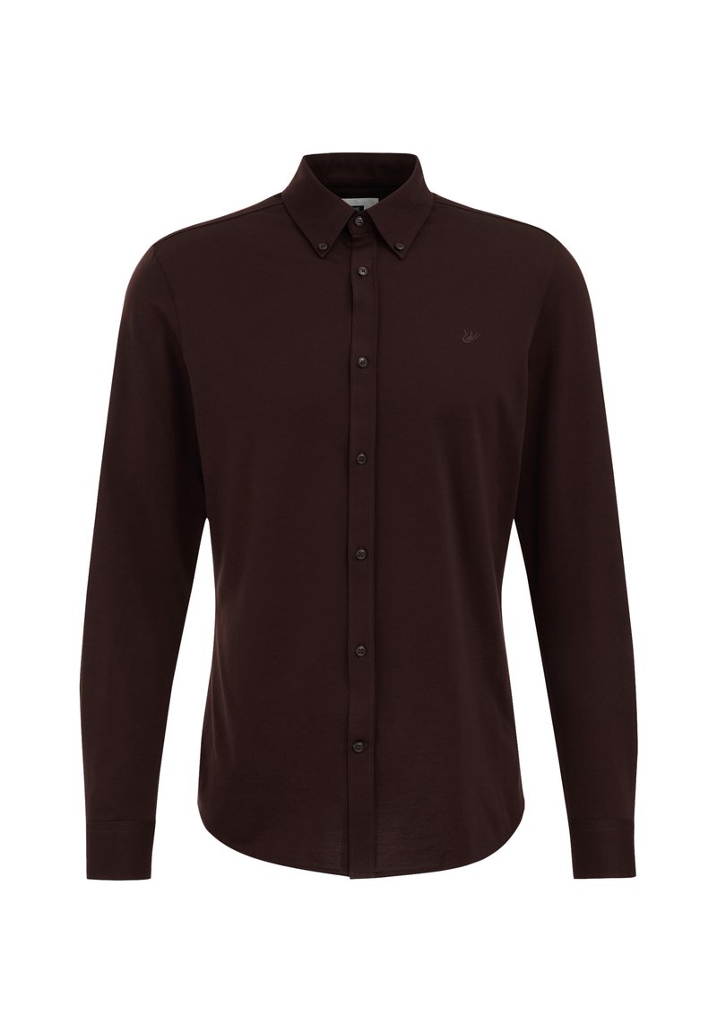 WE Fashion Overhemd donkerbruin
