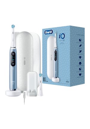 ORAL-B ELEKTRISCHE ZAHNBÜRSTE - IO 9 + LADE-REISEETUI & TASCHE - - Electric toothbrush - blau