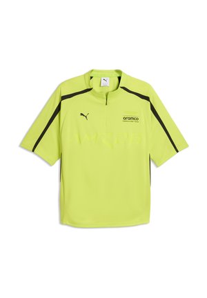 ASTON MARTIN ARAMCO TEAM LIFESTYLE - T-Shirt print - lime shimmer
