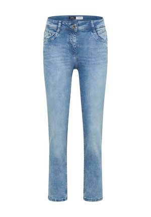 Cecil, MID-WAIST SLIM-LEG JEANS IN A CASUAL FIT - Vaqueros slim fit - light blue wash