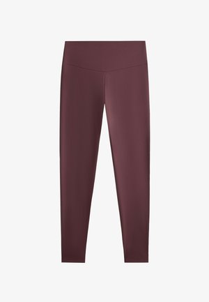 OYSHO, COMFORTLUX ANKLE-LENGTH LEGGINGS 31320226 - Legging (type pantalon) - burgundy