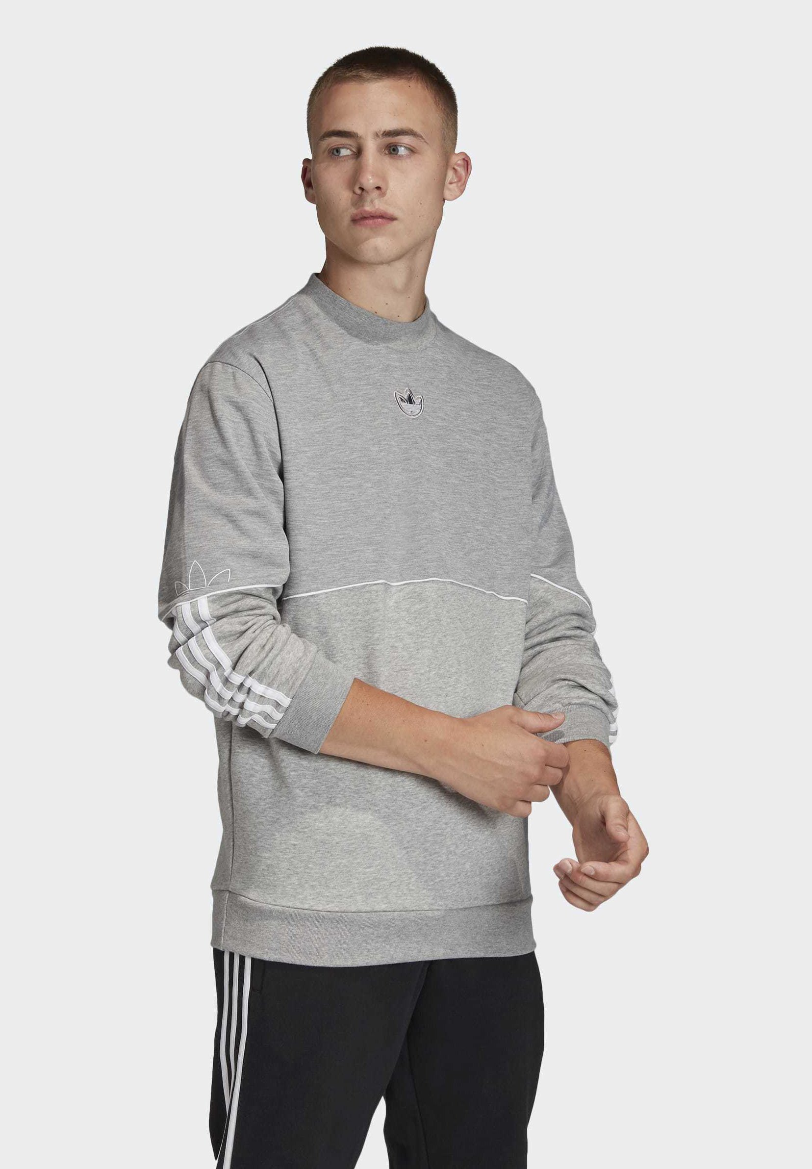 adidas originals outline crew sweatshirt