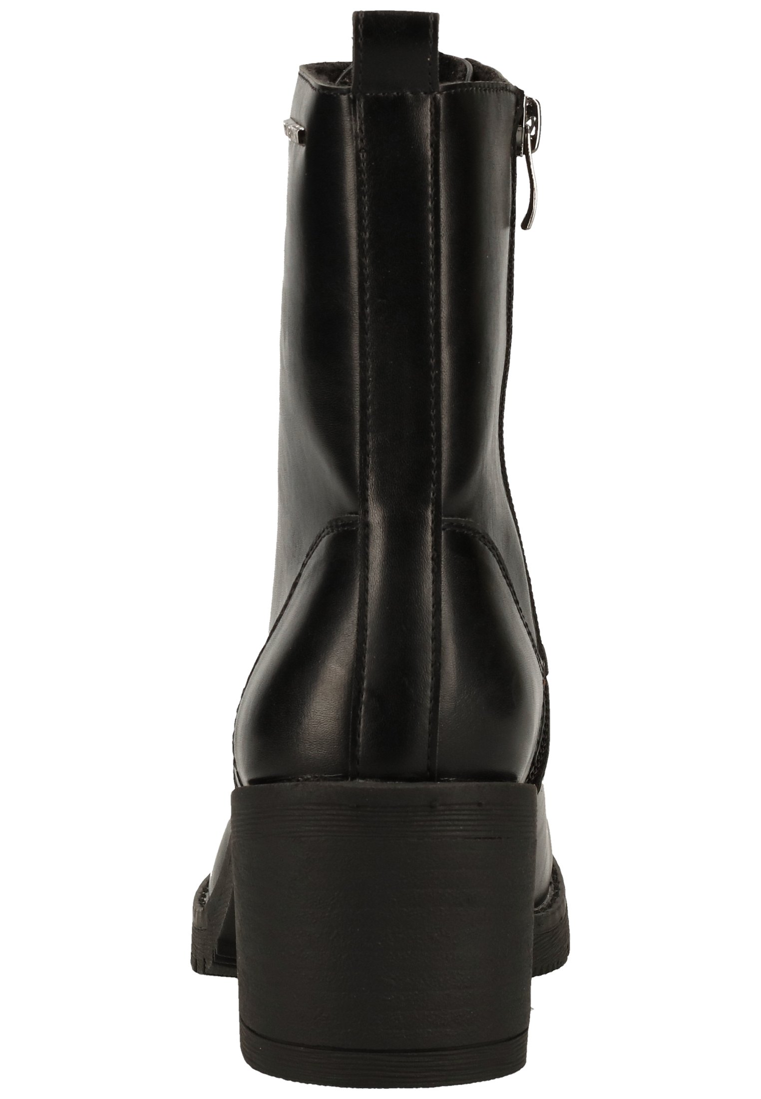 Enkellaarsjes met hoge hak black 00001 Enkellaarsjes met hoge hak black 00001