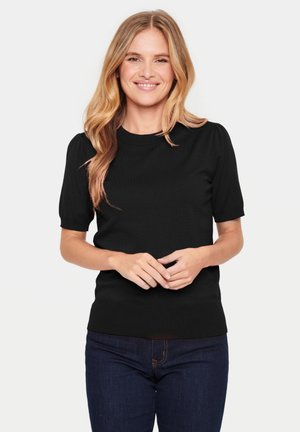 MILA - Basic T-shirt - black