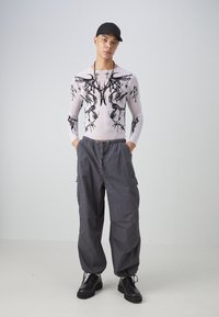 Jaded London VINTAGE PARACHUTE PANTS - Cargo hlače - grey