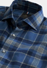 Next REGULAR FIT - Pluus - navy blue grey tartan
