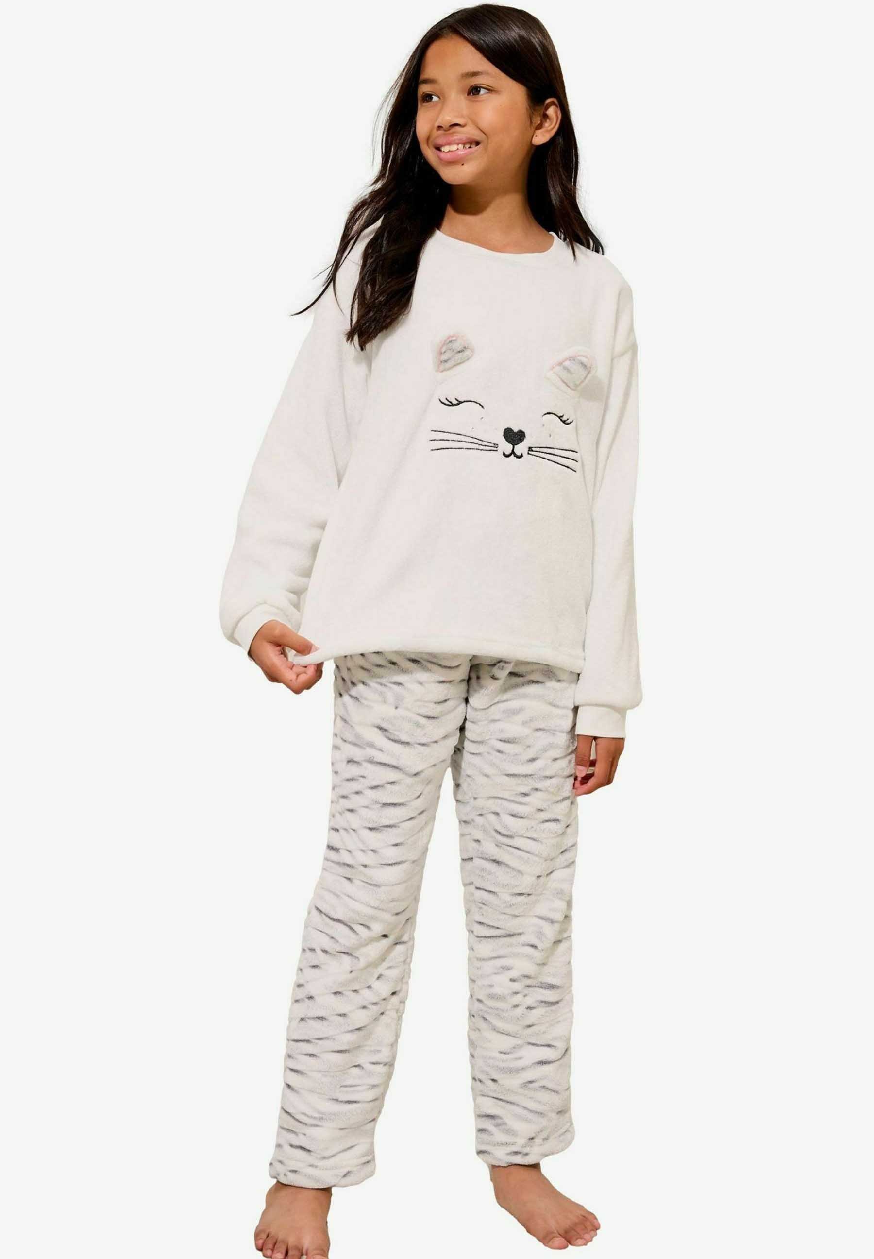 Lipsy SET REGULAR FIT CAT SOFT TOUCH Pyjama grey/gris clair