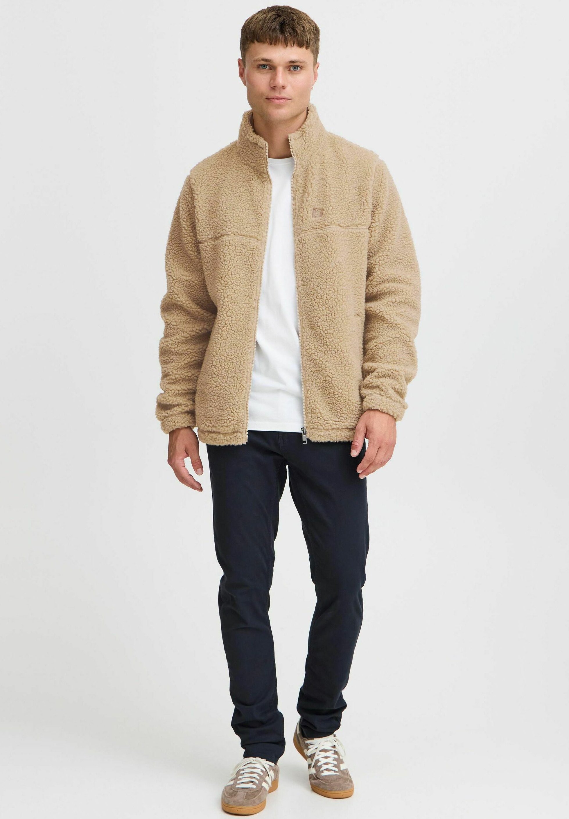 Blend BHTOTEM TEDDY - Fleece jacket - dune/mottled beige - Zalando