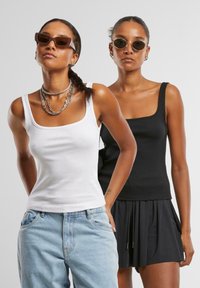 Urban Classics WIDE NECK 2-PACK - Viršus - black white