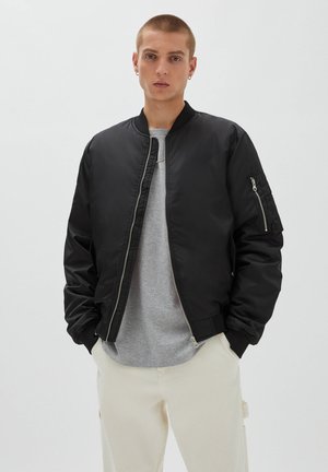 BASIC - Giubbotto Bomber - black