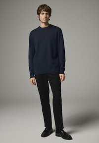 Next REGULAR FIT  - Strickpullover - navy blue